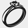 Engagement ring icon